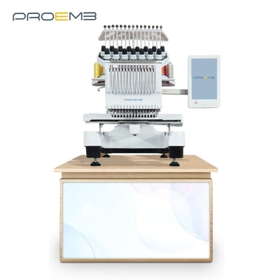 Top Quality Single Head Cap/T-shirt/flat/3D/sequin/cording/beading embroidery PROEMB embroidery machine