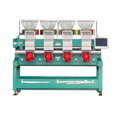 Hot Selling 4 Head 12 Chainstitch Needle Automated Choice Cap Embroidery Hat T-shirt/T-shirt/Flat/3D/Towel/Leather/Jacket Used Embroidery Machine