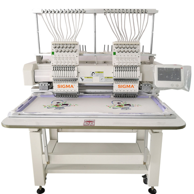 Hat/shoe/T-shirt/flat embroid embroidery machine equipped with universal wheel design, convenient to move&amp;can be placed at will