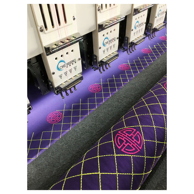 4color moved by sight quliting and embroidery machine
