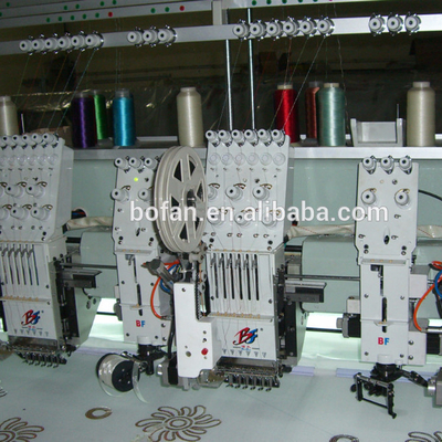 BEK or BF-L609 6 Normal Material Needles 9 Heads Computerized Jack Embroidery Laser Sewing Machine